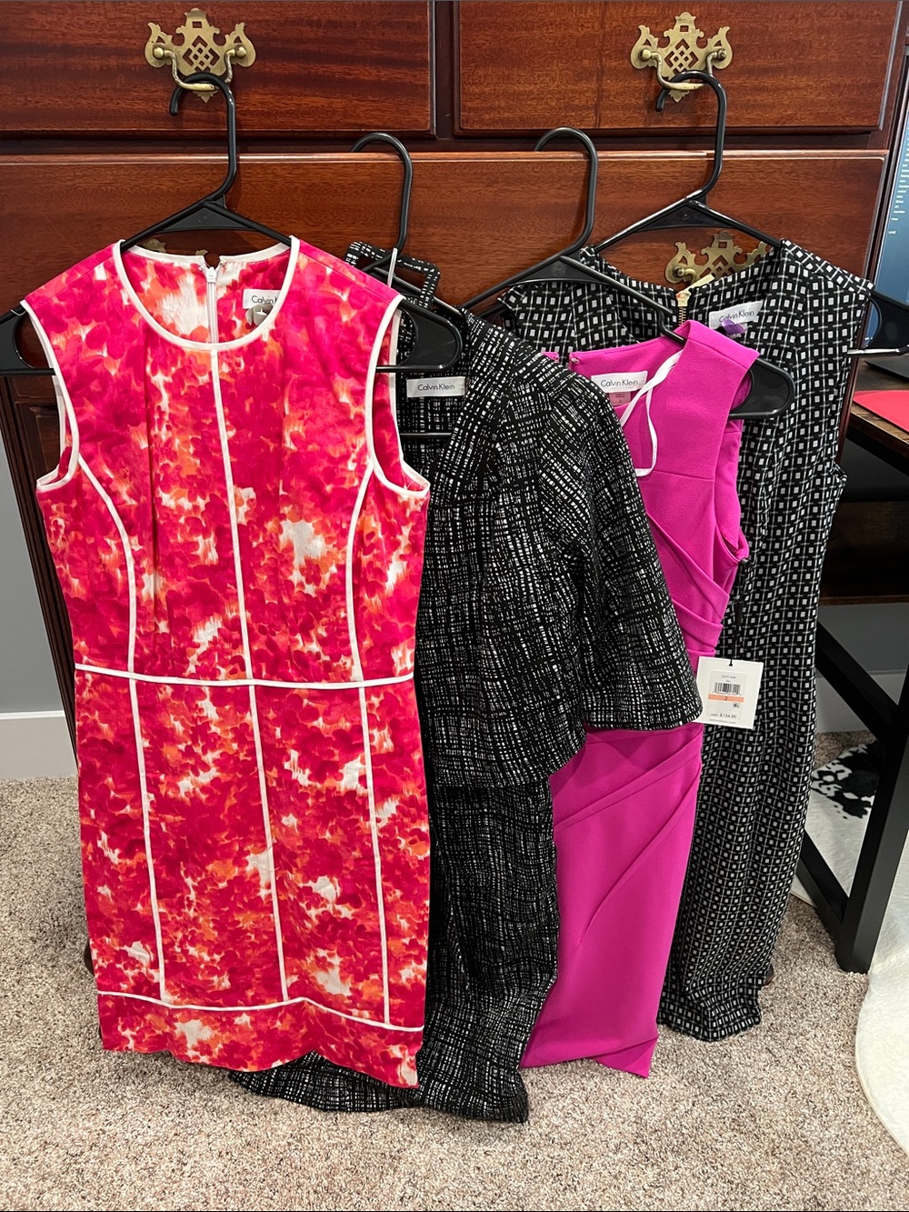 Calvin Klein size 2 dress bundle. Four dresses in total.